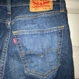 Mens 31x32 slim taper Levi’s 512
